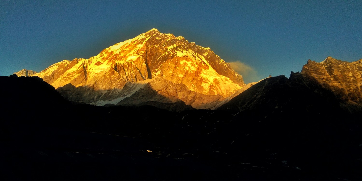 Mt.Nuptse from Lobuche